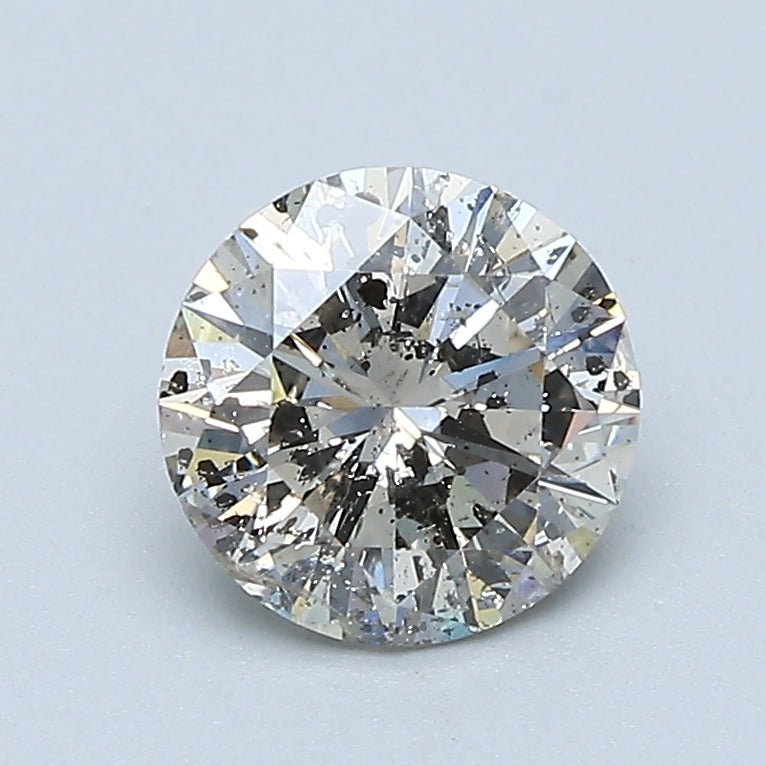 1 Carat Round - Natural Diamond - 1.11 - J - I1 - EX - EX - VG - Diamonds By Rothschild