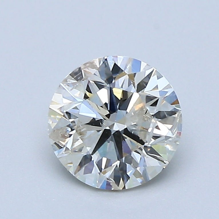 1 Carat Round - Natural Diamond - 1.13 - J - I1 - VG - VG - G - Diamonds By Rothschild