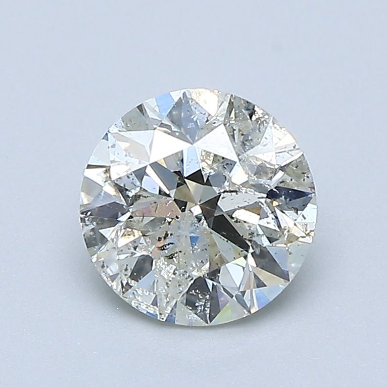 1 Carat Round - Natural Diamond - 1.13 - K - I1 - VG - VG - VG - Diamonds By Rothschild