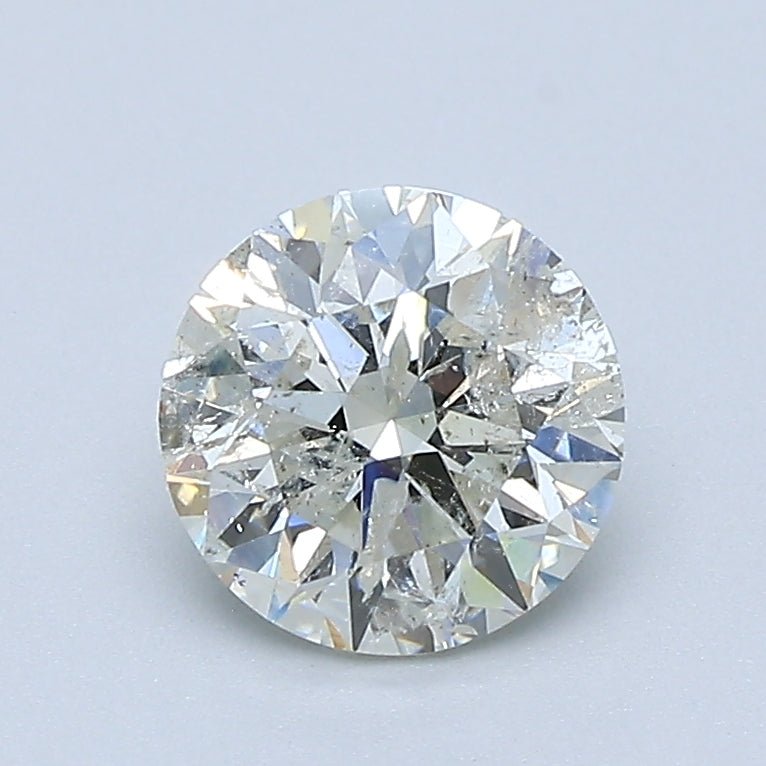 1 Carat Round - Natural Diamond - 1.14 - J - I1 - VG - EX - EX - Diamonds By Rothschild