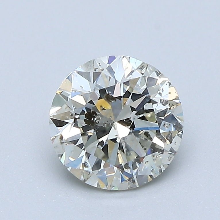 1 Carat Round - Natural Diamond - 1.15 - J - I1 - EX - EX - EX - Diamonds By Rothschild