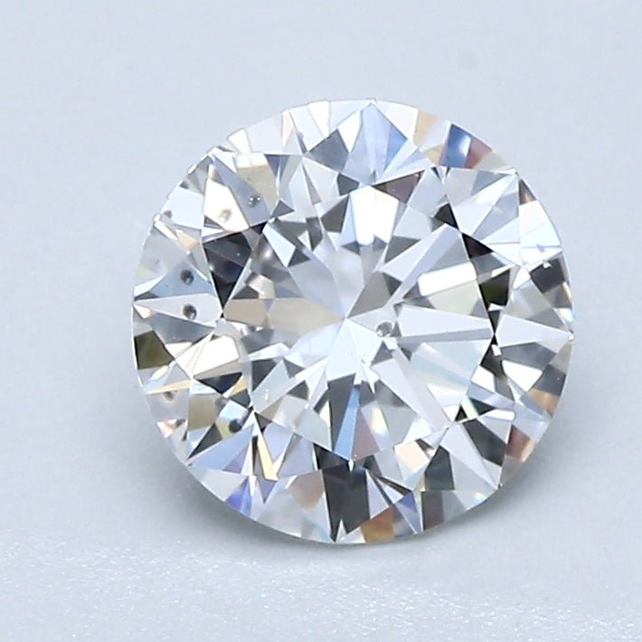 1 Carat Round - Natural Diamond - 1.2 - E - SI1 - EX - EX - EX - Diamonds By Rothschild
