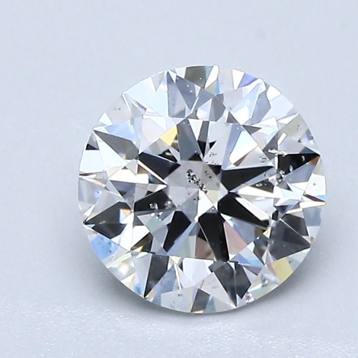 1 Carat Round - Natural Diamond - 1.2 - E - SI2 - EX - EX - EX - Diamonds By Rothschild