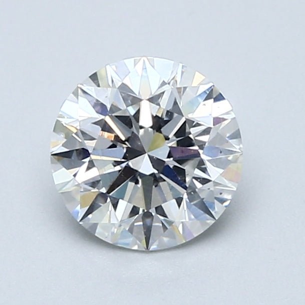 1 Carat Round - Natural Diamond - 1.2 - F - SI1 - EX - EX - EX - Diamonds By Rothschild