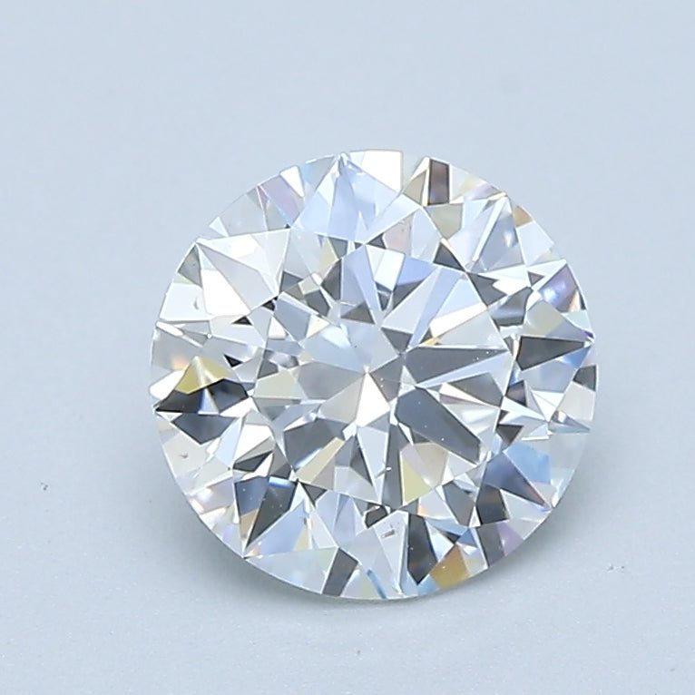 1 Carat Round - Natural Diamond - 1.2 - F - VS2 - EX - EX - EX - Diamonds By Rothschild