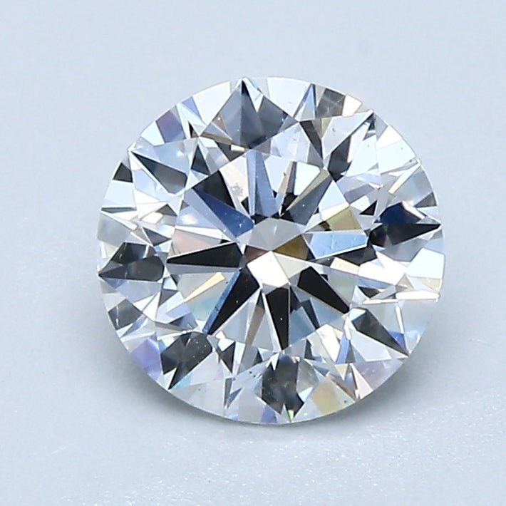1 Carat Round - Natural Diamond - 1.21 - D - SI1 - EX - EX - EX - Diamonds By Rothschild