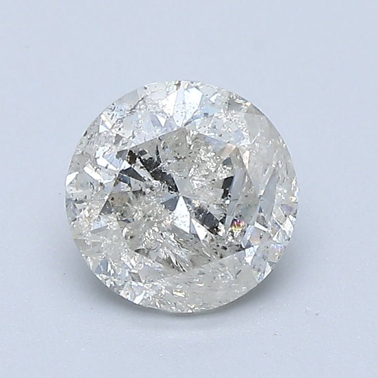 1 Carat Round - Natural Diamond - 1.21 - H - I2 - G - G - G - Diamonds By Rothschild