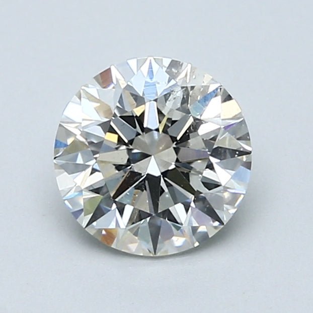 1 Carat Round - Natural Diamond - 1.21 - H - SI1 - EX - EX - EX - Diamonds By Rothschild