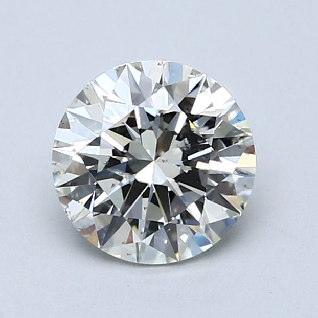 1 Carat Round - Natural Diamond - 1.21 - J - SI2 - EX - EX - EX - Diamonds By Rothschild