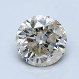 1 Carat Round - Natural Diamond - 1.24 - J - I2 - VG - EX - VG - Diamonds By Rothschild