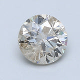 1 Carat Round - Natural Diamond - 1.24 - L* - I2 - G - VG - G - Diamonds By Rothschild