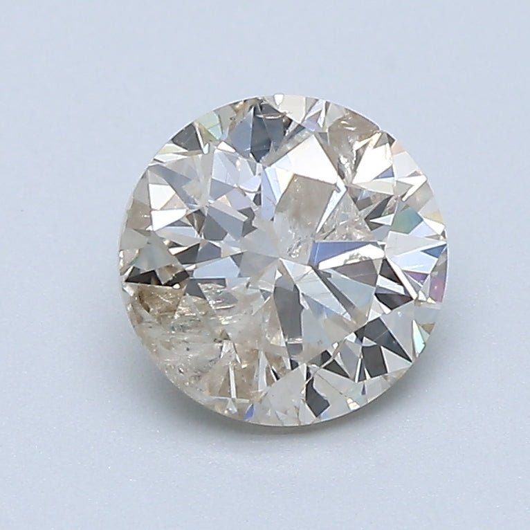 1 Carat Round - Natural Diamond - 1.24 - L* - I2 - G - VG - G - Diamonds By Rothschild