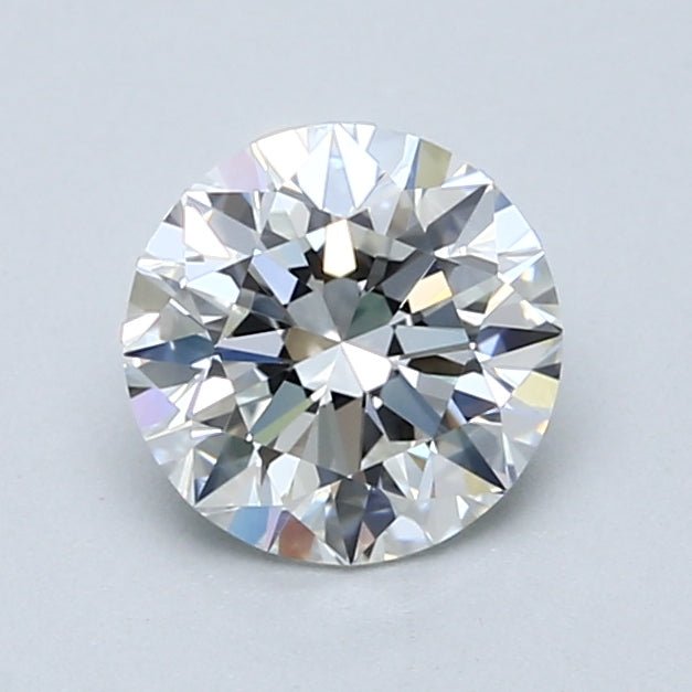 1 Carat Round - Natural Diamond - 1.25 - F - Very Very Slightly Included - EX - EX - EX - Diamonds By Rothschild