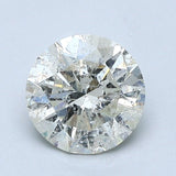 1 Carat Round - Natural Diamond - 1.26 - K - I3 - VG - VG - G - Diamonds By Rothschild