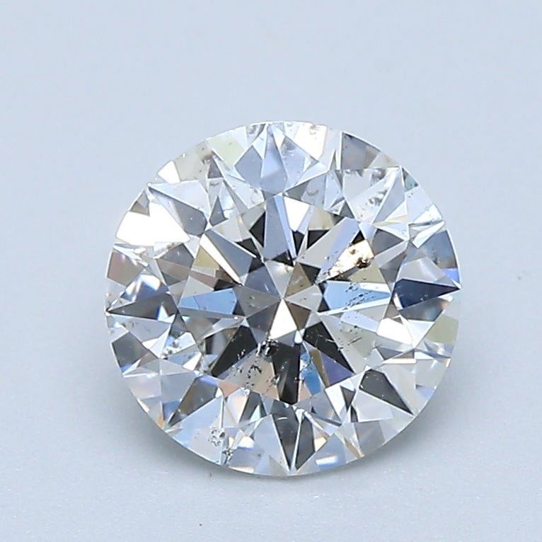 1 Carat Round - Natural Diamond - 1.28 - F - SI2 - EX - EX - EX - Diamonds By Rothschild