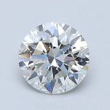 1 Carat Round - Natural Diamond - 1.3 - H - VS1 - EX - EX - EX - Diamonds By Rothschild