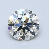 1 Carat Round - Natural Diamond - 1.3 - K - VS2 - EX - EX - EX - Diamonds By Rothschild