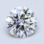 1 Carat Round - Natural Diamond - 1.31 - D - VVS2 - EX - EX - EX - Diamonds By Rothschild