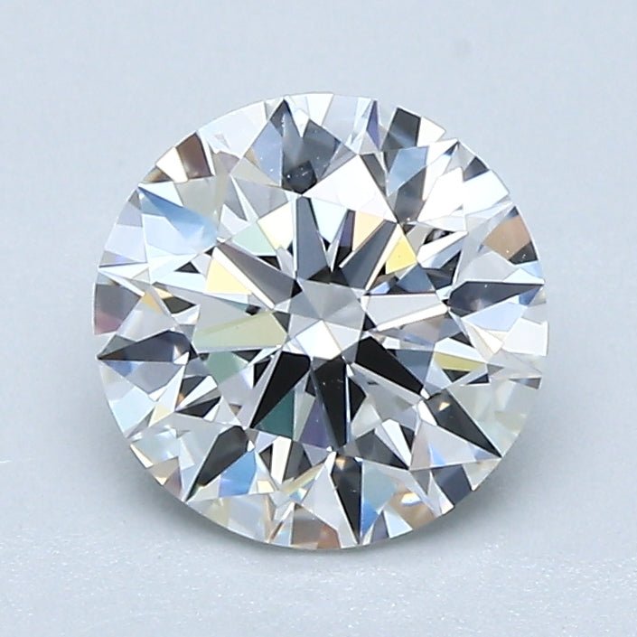 1 Carat Round - Natural Diamond - 1.31 - F - VVS2 - EX - EX - EX - Diamonds By Rothschild