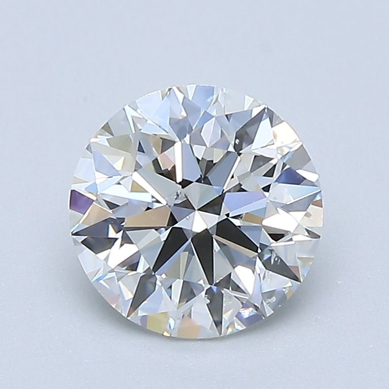 1 Carat Round - Natural Diamond - 1.31 - H - SI2 - EX - EX - EX - Diamonds By Rothschild