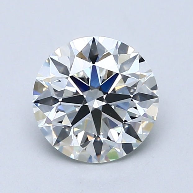 1 Carat Round - Natural Diamond - 1.32 - F - VS1 - EX - EX - EX - Diamonds By Rothschild