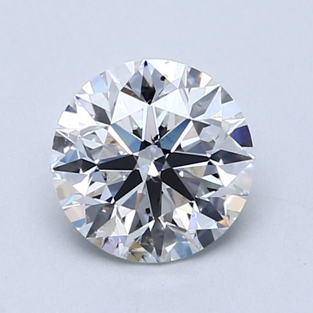 1 Carat Round - Natural Diamond - 1.34 - E - SI2 - EX - EX - EX - Diamonds By Rothschild