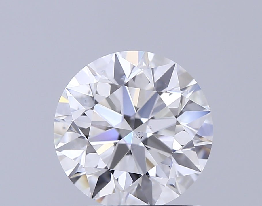 1 Carat Round - Natural Diamond - 1.35 - E - SI1 - EX - EX - EX - Diamonds By Rothschild