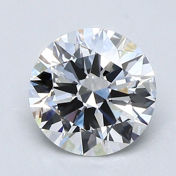 1 Carat Round - Natural Diamond - F - VVS2 - 1.3 - EX - EX - EX - Diamonds By Rothschild
