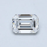 1/2 Carat Emerald - Natural Diamond - 0.53 - D - VVS1 - EX - EX - Diamonds By Rothschild