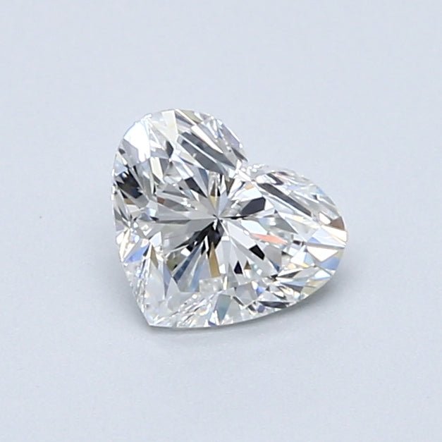 1/2 Carat Heart - Natural Diamond - 0.7 - F - VVS2 - EX - EX - VG - Diamonds By Rothschild