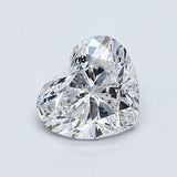 1/2 Carat Heart - Natural Diamond - 0.76 - D - I1 - VG - G - G - Diamonds By Rothschild