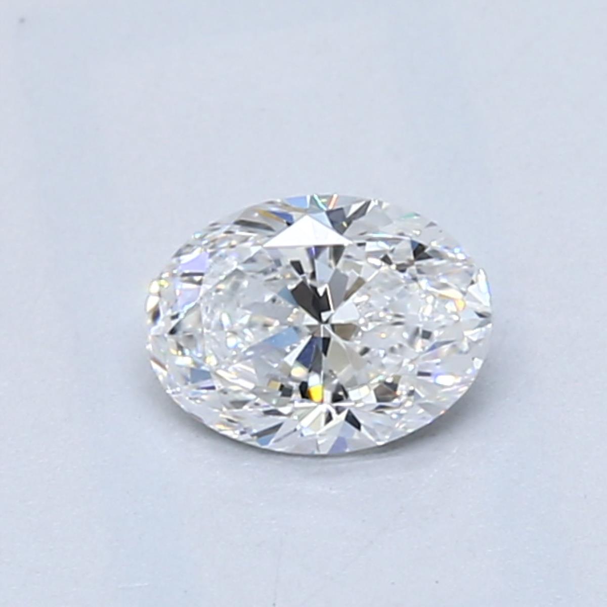 1/2 Carat Oval - Natural Diamond - 0.5 - E - VS1 - EX - VG - Diamonds By Rothschild