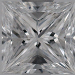 1/2 Carat Princess Cut Natural Diamond - D VVS1 - 0.59ct - VG Cut Grade - Diamonds By Rothschild