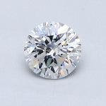 1/2 Carat Round Cut Natural Diamond - E I1 - 0.62ct - G Cut Grade - Diamonds By Rothschild