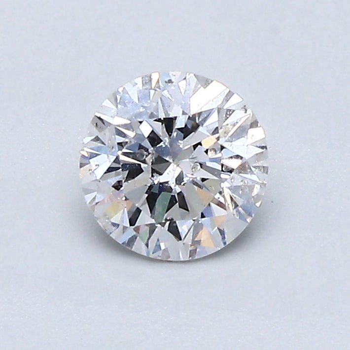 1/2 Carat Round Cut Natural Diamond - E I1 - 0.62ct - G Cut Grade - Diamonds By Rothschild