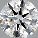 1/2 Carat Round Cut Natural Diamond - E VVS1 - 0.47ct - EX Cut Grade - Diamonds By Rothschild