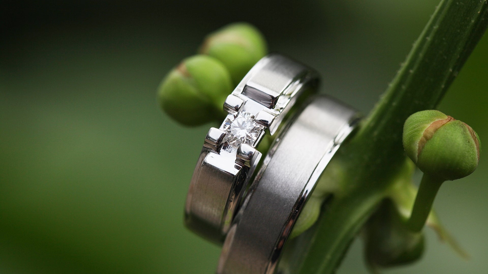 Male Wedding Ring in Titanium