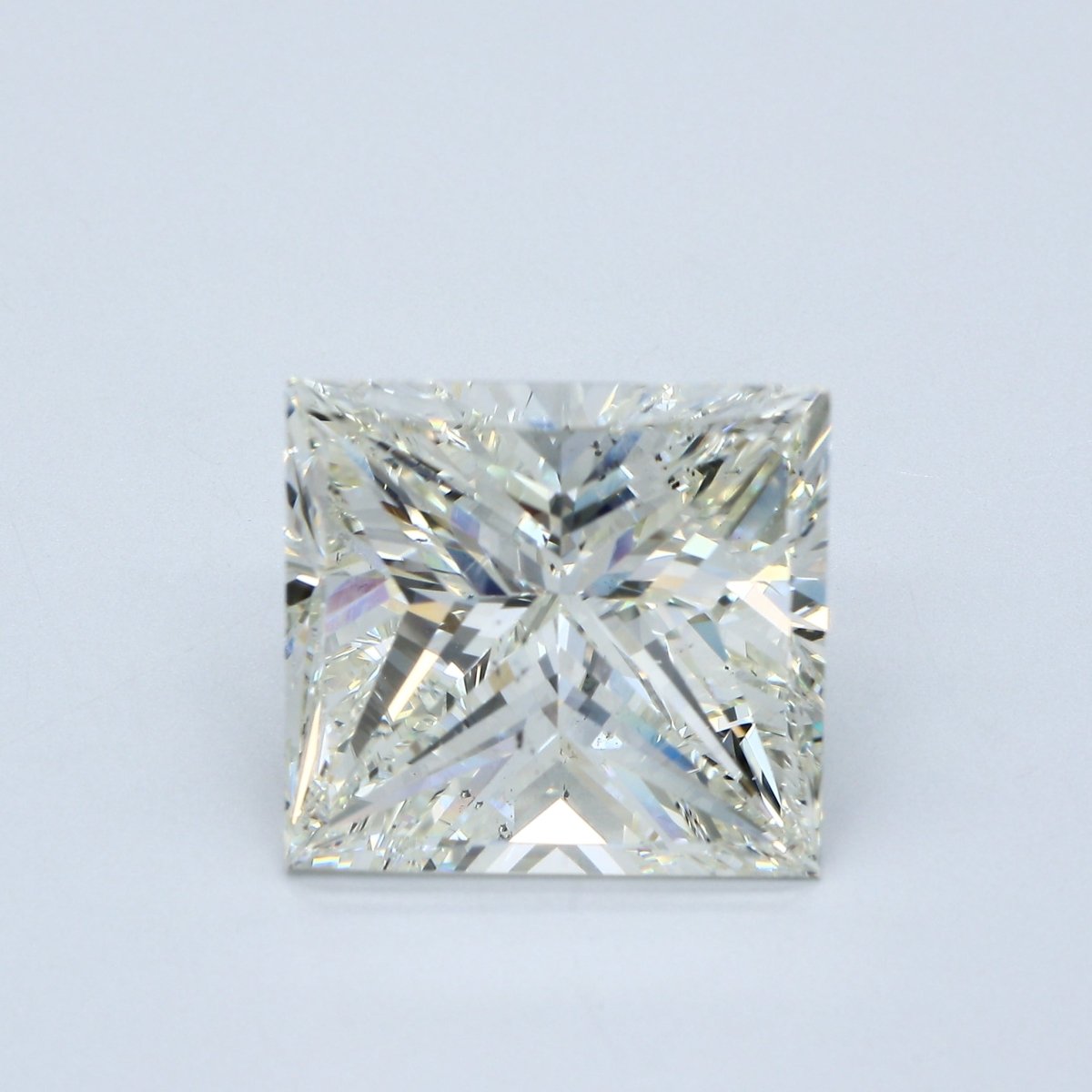 13.5 Carat Princess - Natural Diamond - 13.05 - K - SI1 - VG - VG - Diamonds By Rothschild