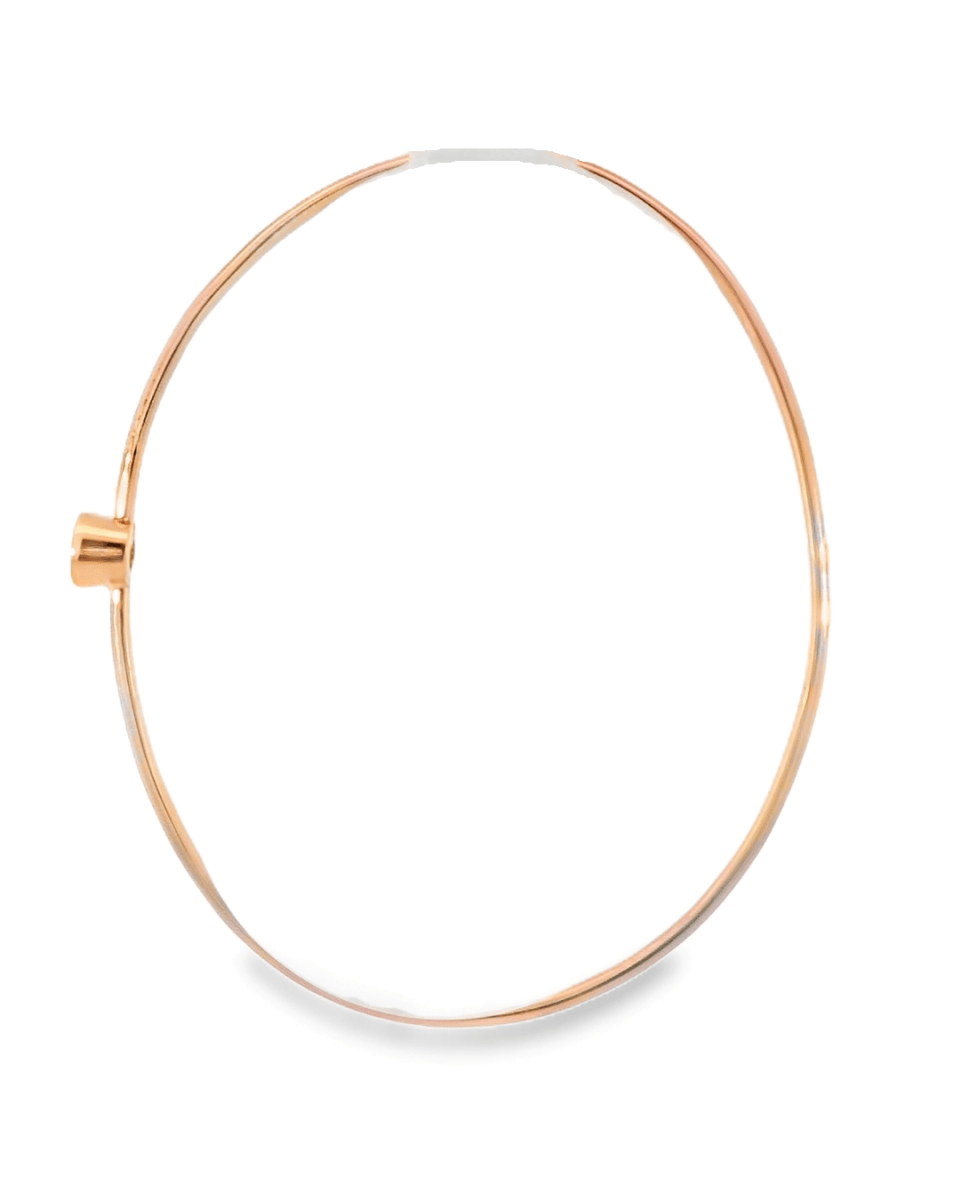 14KR Bezel Diamond Wire Bangle - F SI 0.32CT - Diamonds By Rothschild