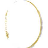 14kt Two Tone Criss - Cross Diamond Bracelet - 0.25ctw - Diamonds By Rothschild