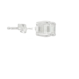14KW Asscher Cut Diamond Studs - GIA Certified H VVS 1.05CTTW - Diamonds By Rothschild