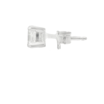 14KW Asscher Cut Diamond Studs - GIA Certified H VVS 1.05CTTW - Diamonds By Rothschild