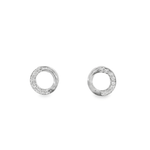 14KW Circle Diamond Studs - 0.10ctw - Diamonds By Rothschild