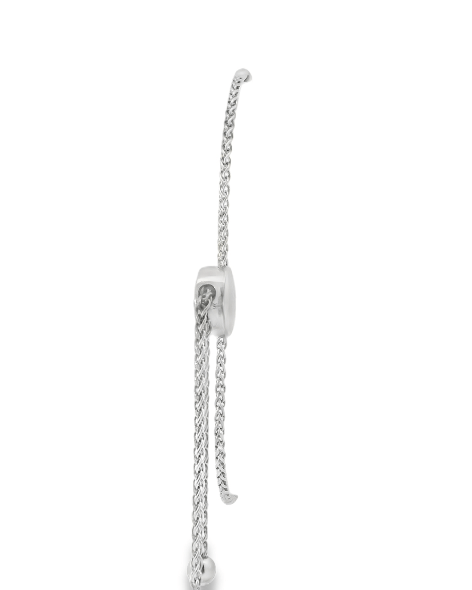 14KW Diamond Chain Bolo Bracelet - 1.34 ctw - Diamonds By Rothschild