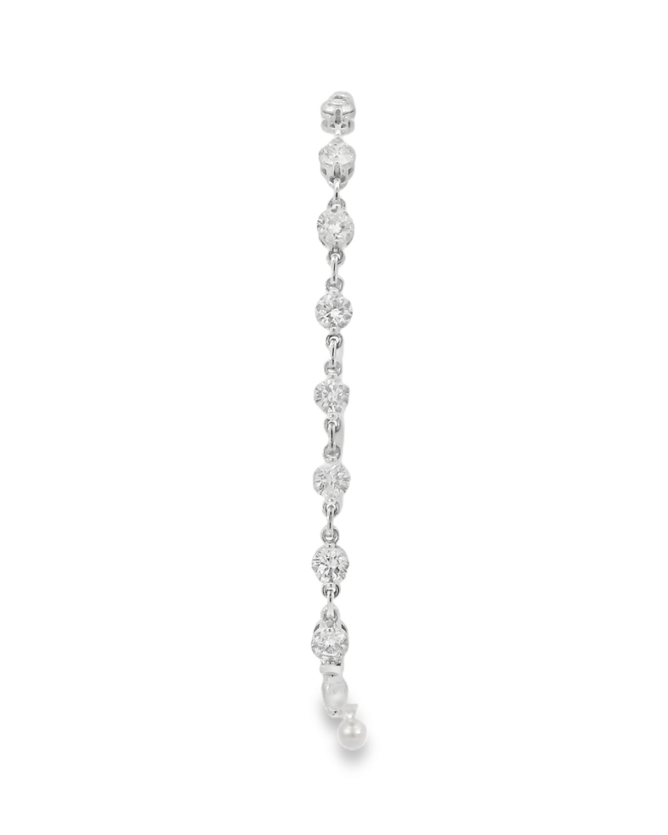 14KW Diamond Chain Bolo Bracelet - 1.34 ctw - Diamonds By Rothschild