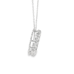 14KW Diamond Circle Pendant - 2.20cttw, 16 - 18in chain - Diamonds By Rothschild