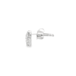 14KW Diamond Cluster Earrings - 1.12ctw - Diamonds By Rothschild
