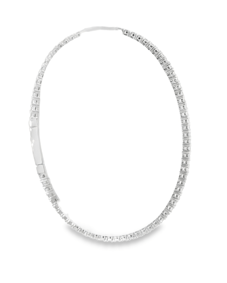 14KW Diamond Flex Bangle - F SI 2.38CTTW - Diamonds By Rothschild