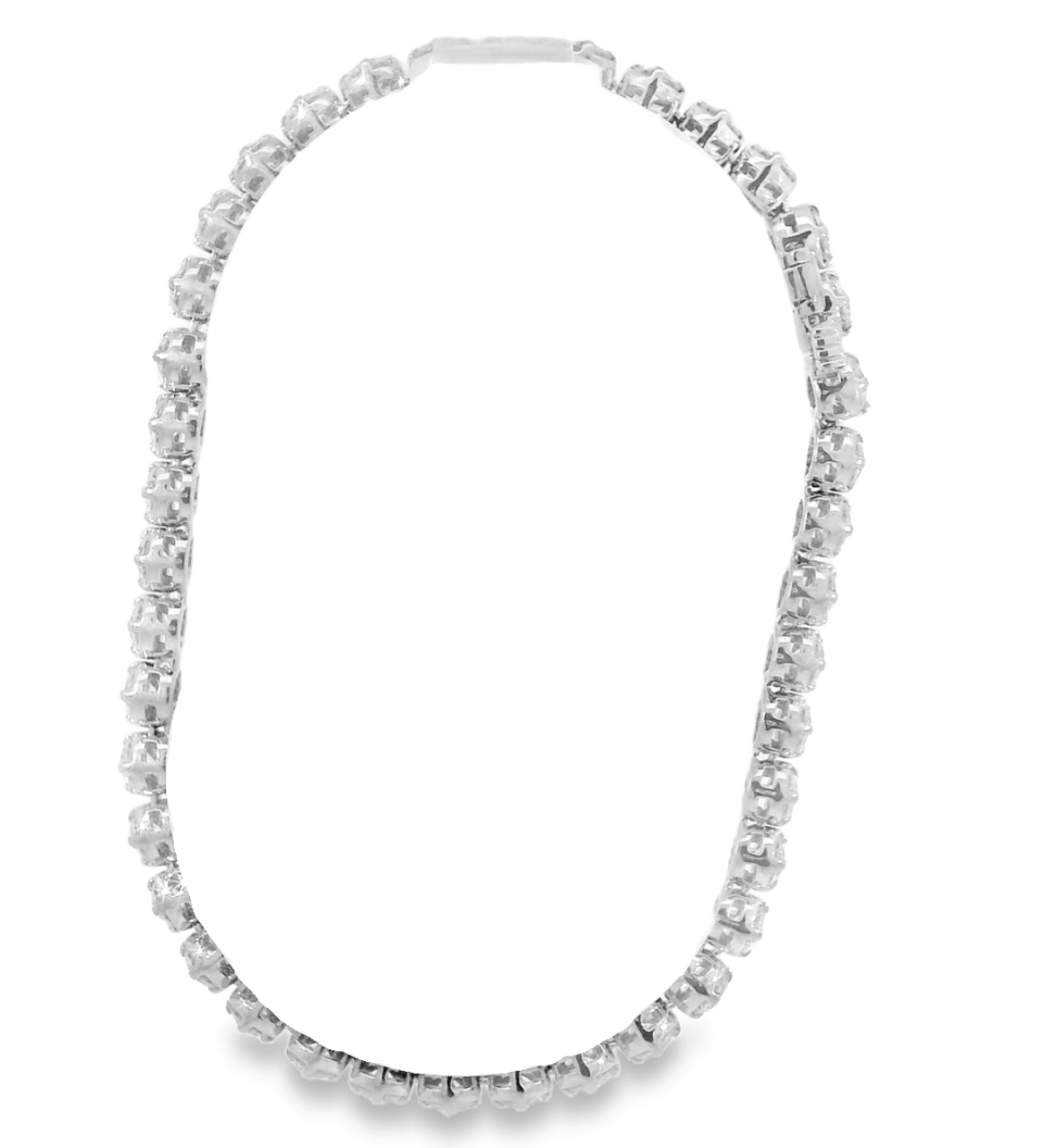 14KW Diamond Tennis Bracelet - 7in, 6.02 CTTW - Diamonds By Rothschild
