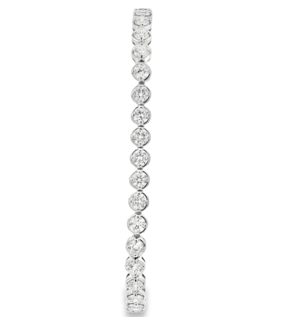 14KW Diamond Tennis Bracelet - 7in, 6.02 CTTW - Diamonds By Rothschild